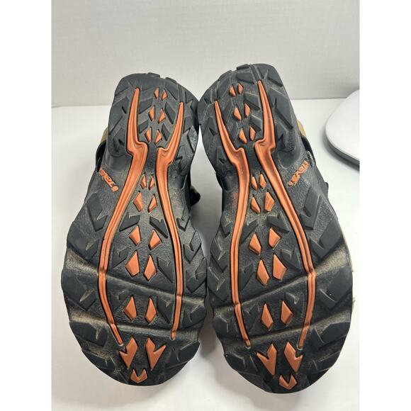 Teva Men’s Flintwood Flat Water Sandals Brown Sport Outdoor Hiking Shoes Sz 9 - Picture 8 of 9